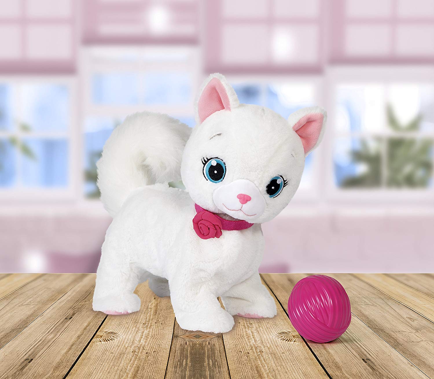 Интерактивная игрушка - Кошка Bianca, с клубком, 5 действий  